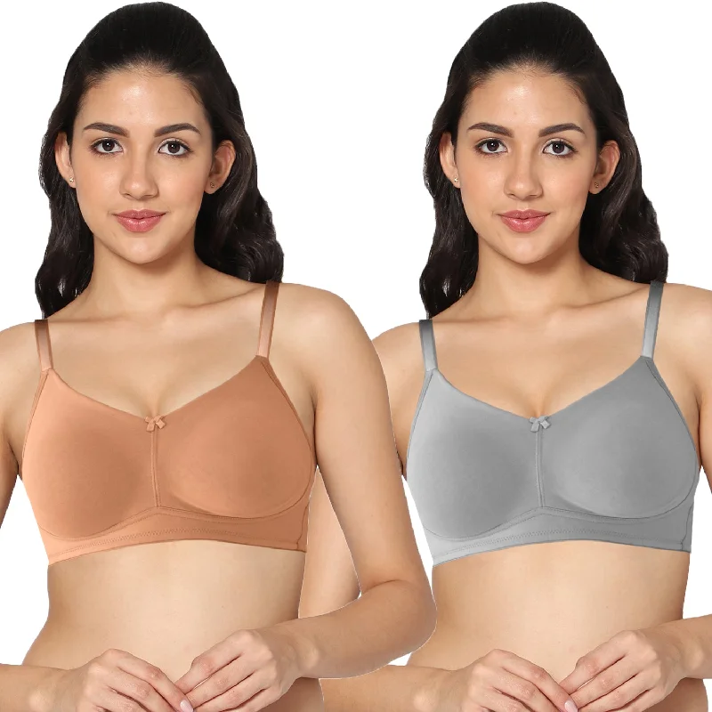 Full Coverage Non-Padded Bra (Pack of 2)