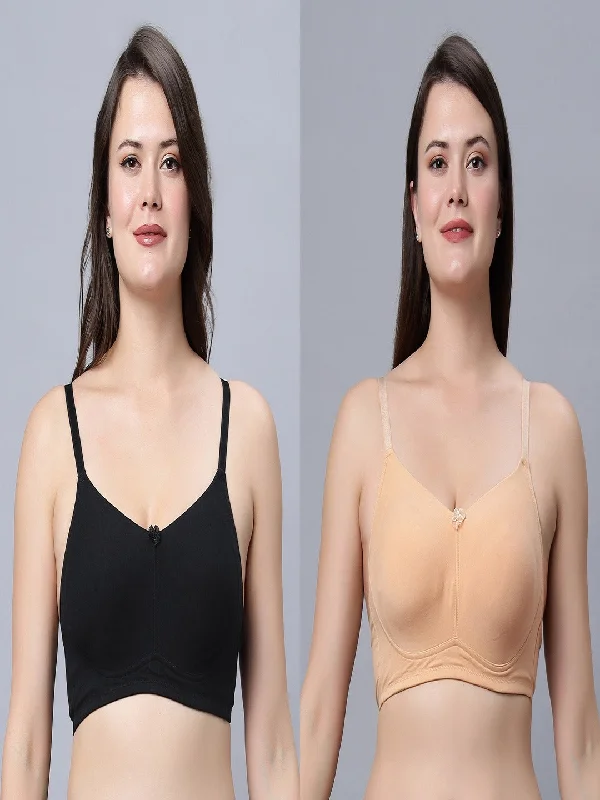 Full Coverage Non-Padded Bra (Pack of 2)