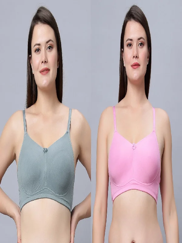 Full Coverage Non-Padded Bra (Pack of 2)