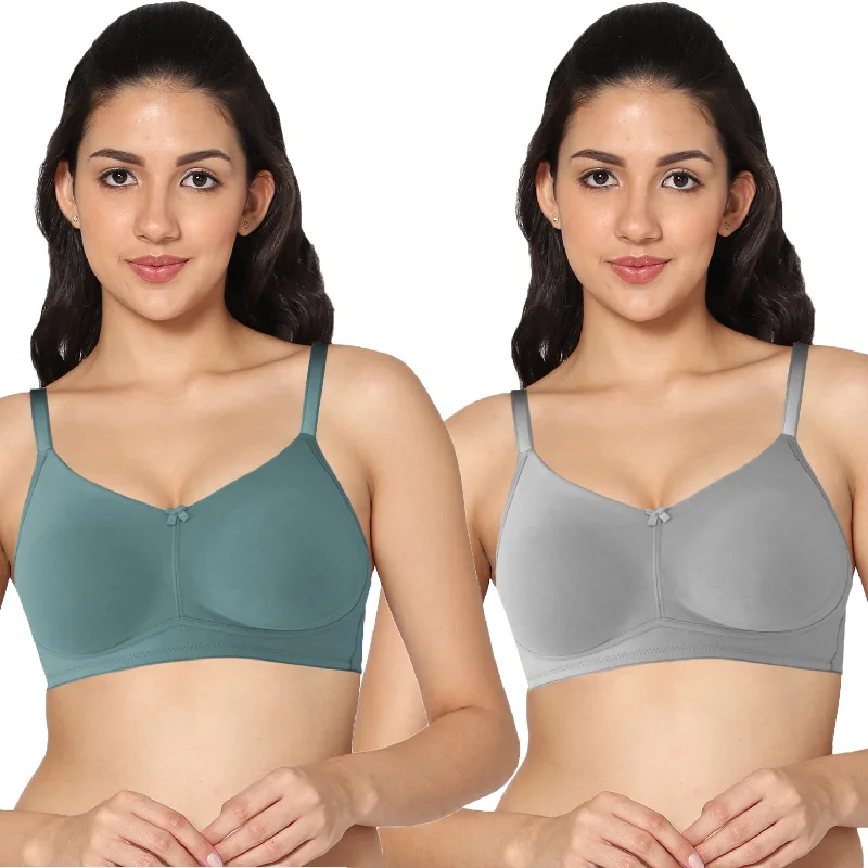 Full Coverage Non-Padded Bra (Pack of 2)