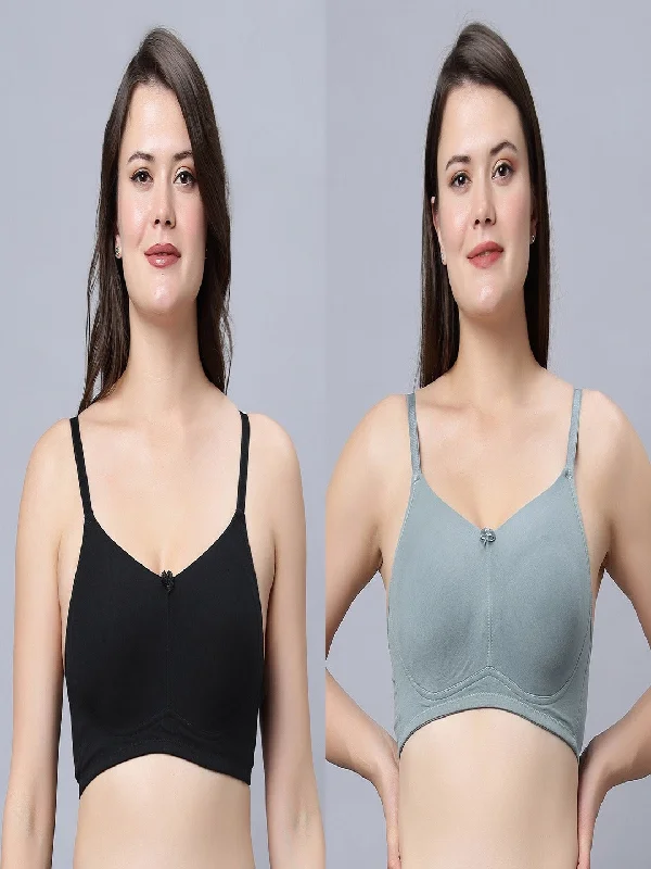 Full Coverage Non-Padded Bra (Pack of 2)