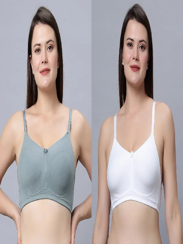 Full Coverage Non-Padded Bra (Pack of 2)