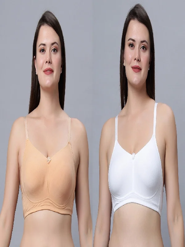 Full Coverage Non-Padded Bra (Pack of 2)