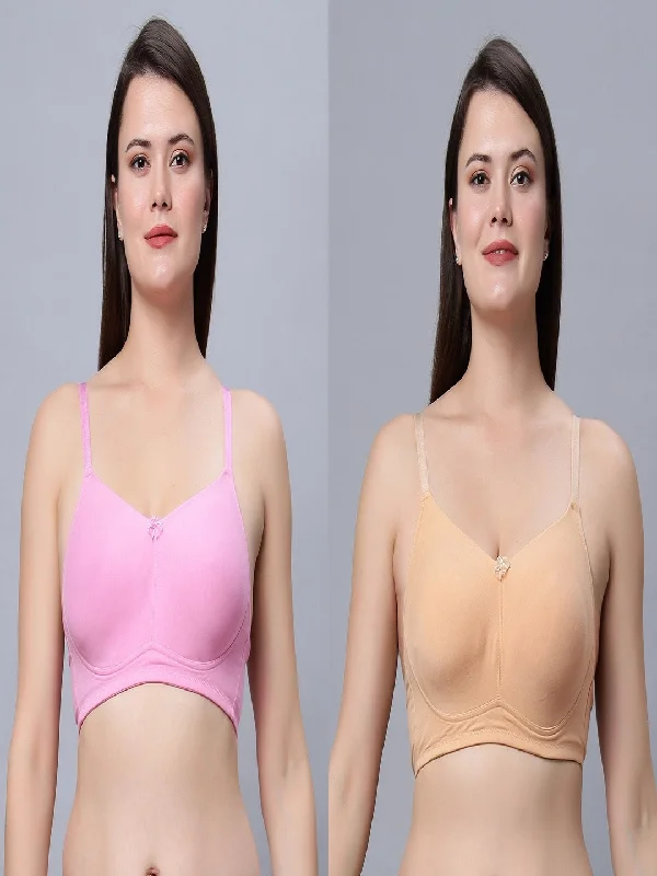 Full Coverage Non-Padded Bra (Pack of 2)