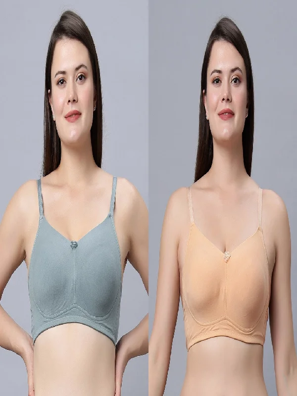 Full Coverage Non-Padded Bra (Pack of 2)