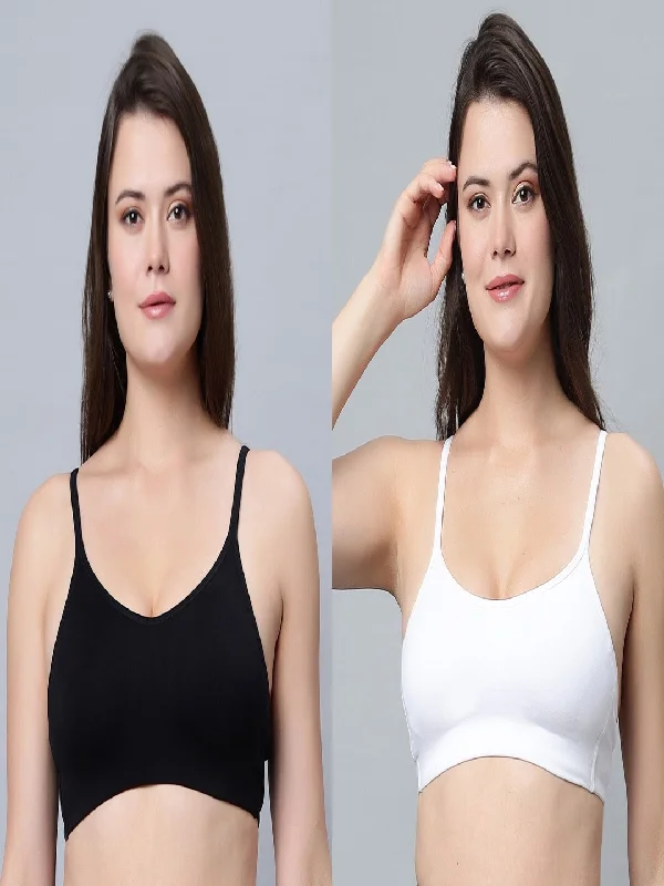 Full Coverage Non-Padded Sports bra (Pack of 2)