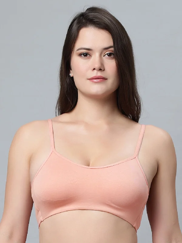 Full Coverage Non Padded Sports Bra (Pack of 1)