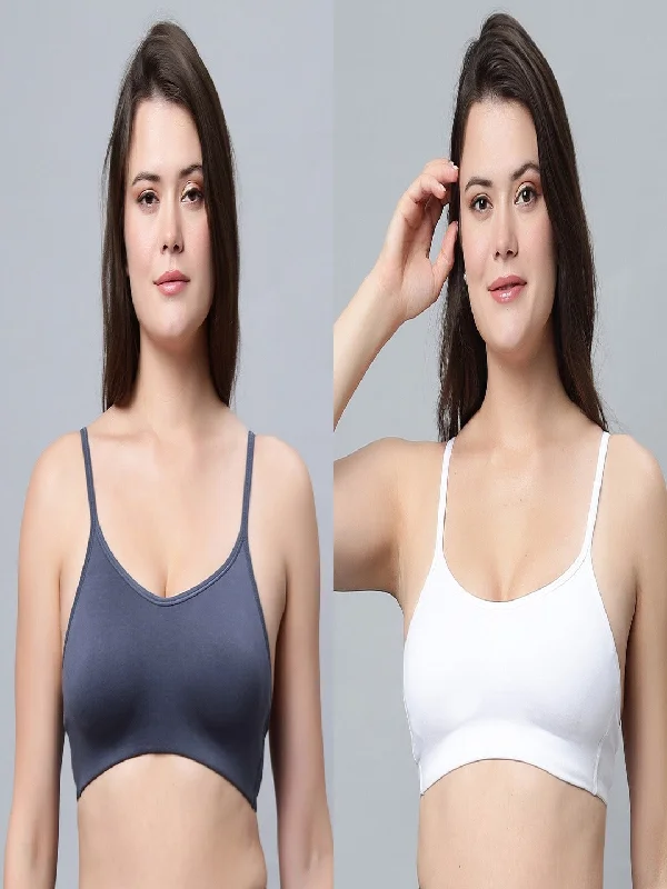 ALPLSP-05 Non-Padded Full Coverage Sports bra (Pack of 2)