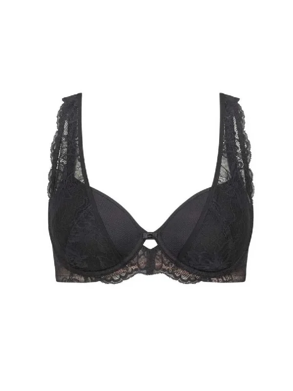 Amourette Charm Padded Bra - Black