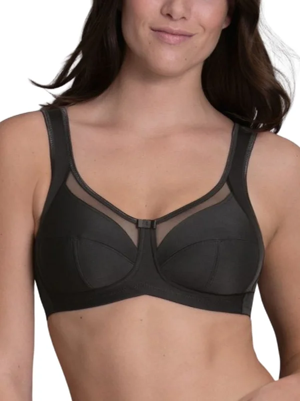 Clara Comfort Soft Bra - Black