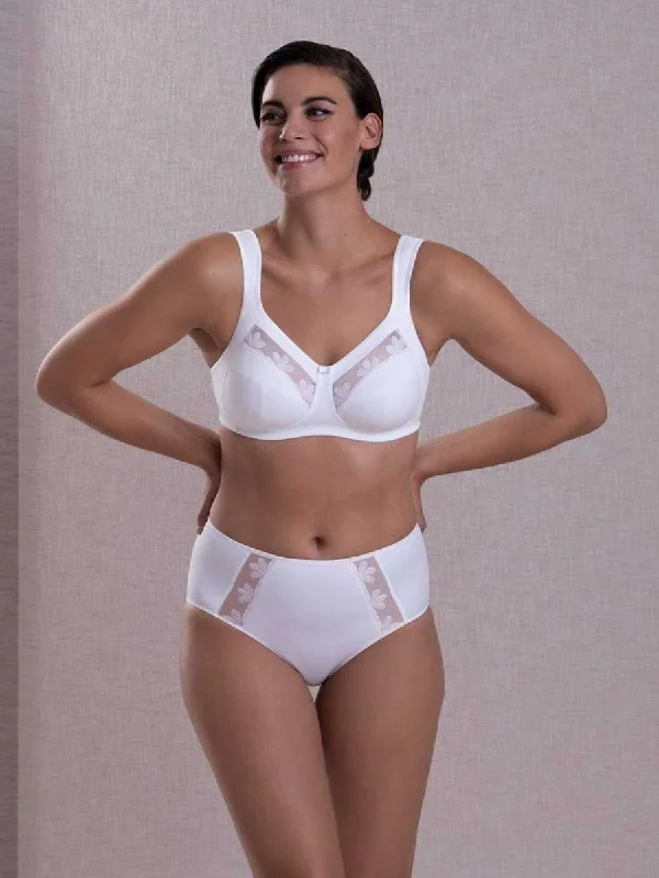 Sophia Comfort Bra - White