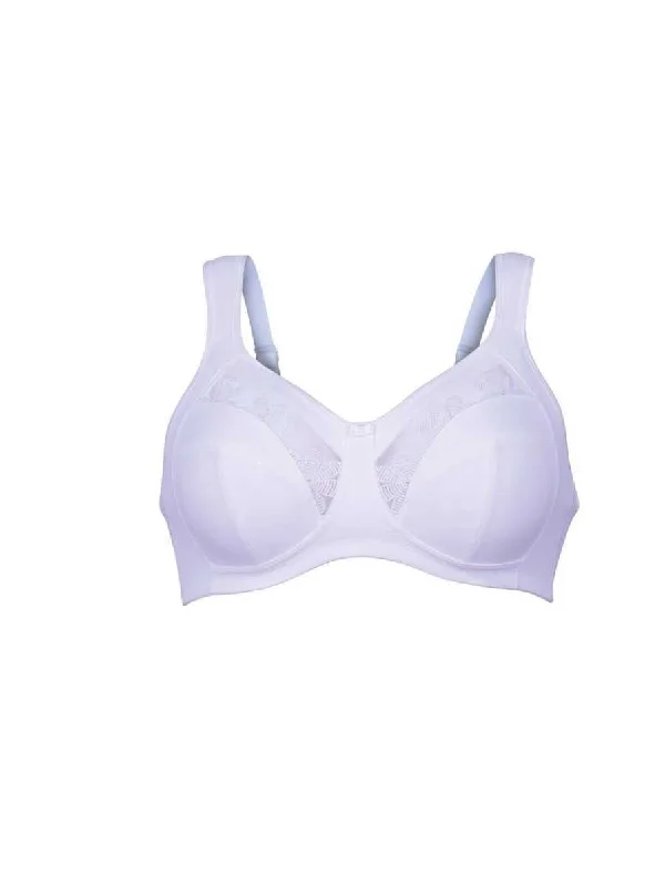 Sophia Comfort Bra - White