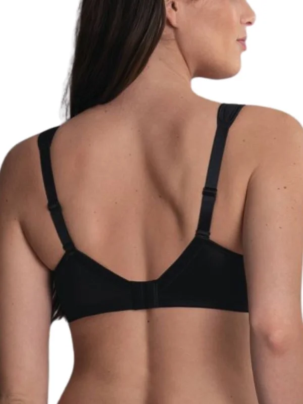 Sophia Moulded Comfort Bra - Black