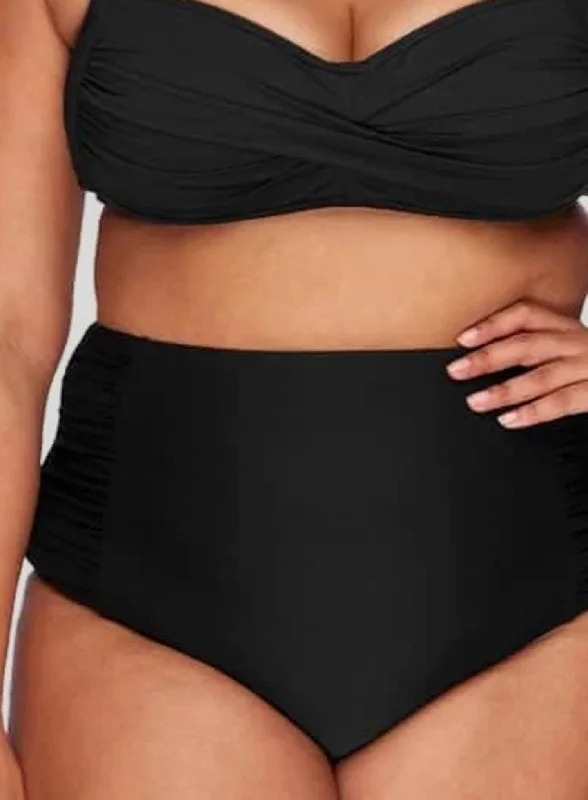 Artesands: Hues Botticelli High Waisted Swim Pant Black