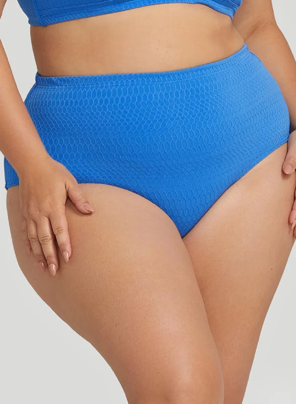 Artesands: Nefertiti Renoir High Waisted Swim Pant Blue