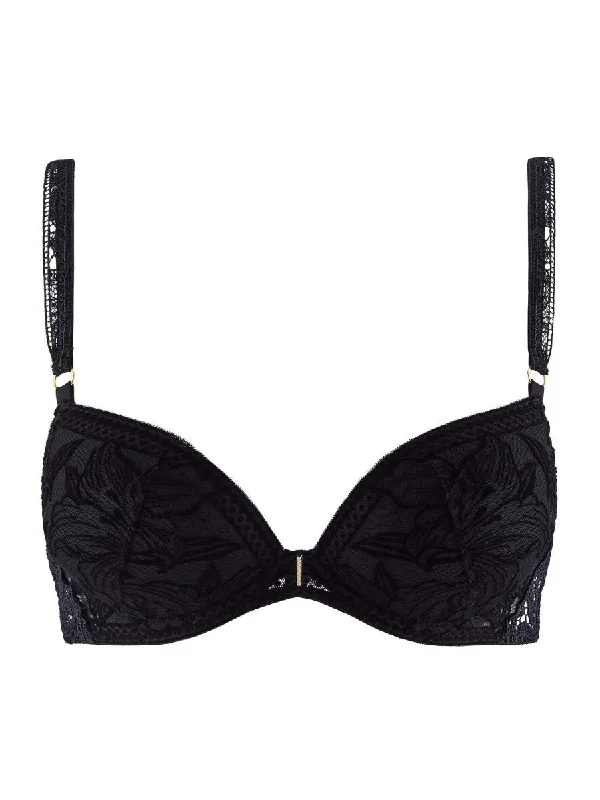 Coeur A Corps Plunge Push Up Bra - Noir