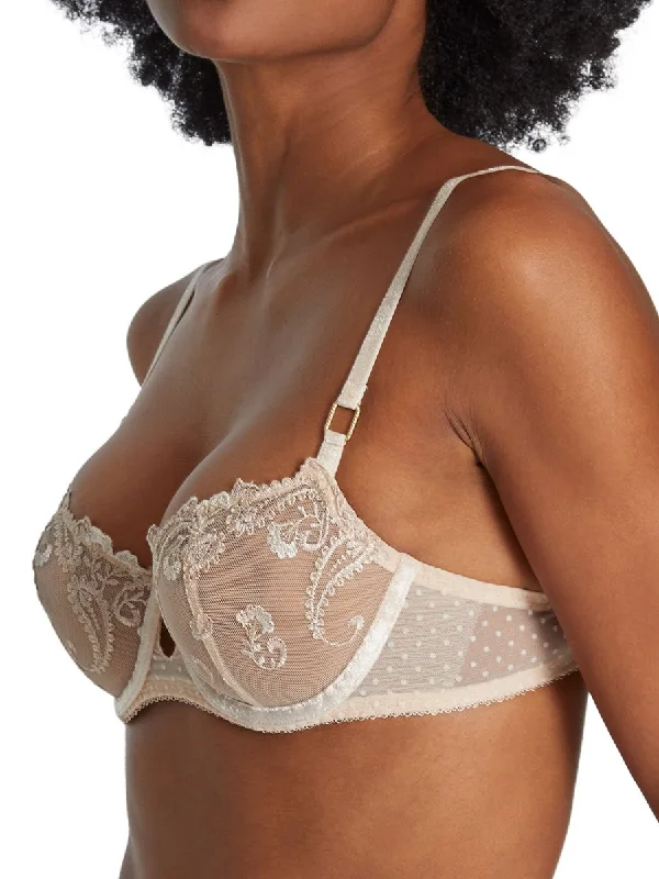 Velvet Memories Half Cup Bra - Dawn