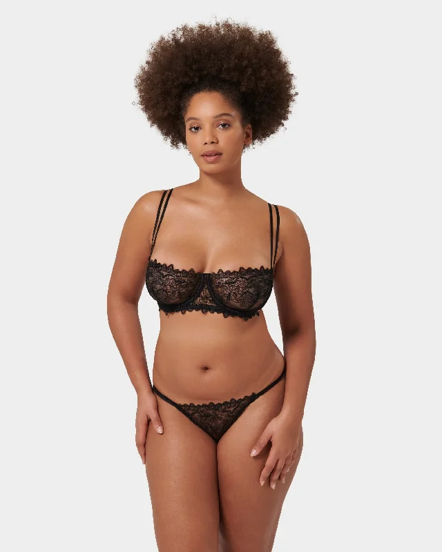 Audrey Wired Bra Black