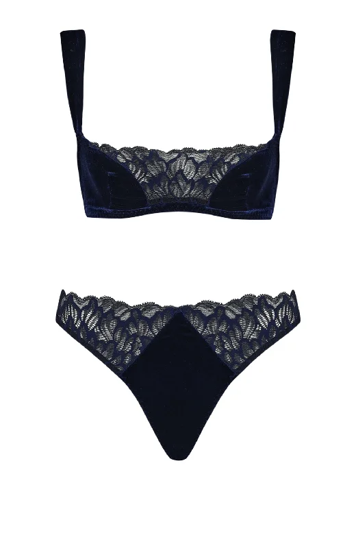 Azzurra Bandeau Bra and Spanking Knicker Set