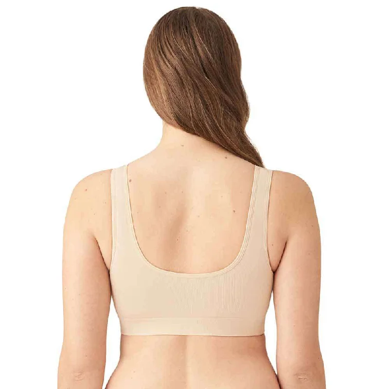 B-Smooth Padded Non-wired Full Cup Everyday Wear Full coverage Bralette - Beige