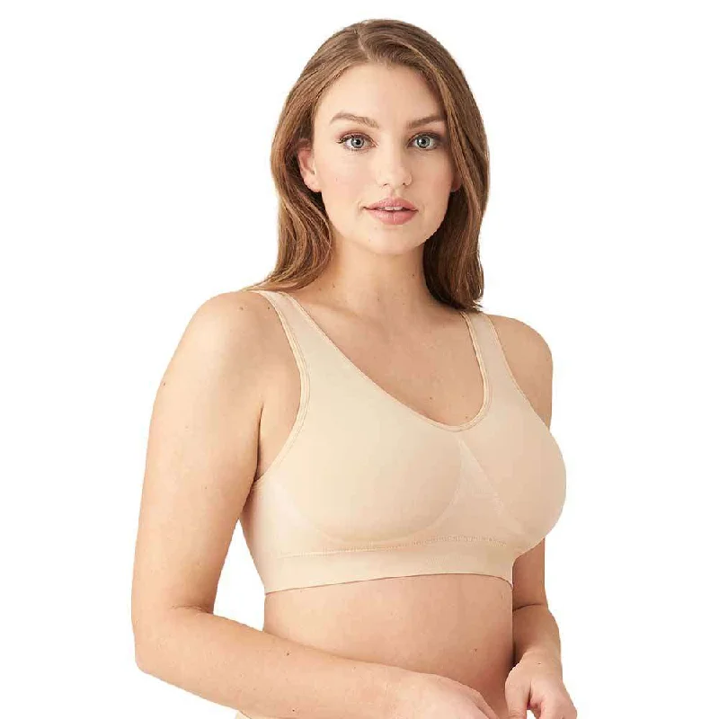 B-Smooth Padded Non-wired Full Cup Everyday Wear Full coverage Bralette - Beige