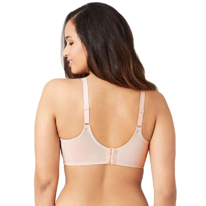 Back Appeal Non Padded Wired Full Cup Everyday Wear Plus Size Comfortable Full Support Bra - Pink