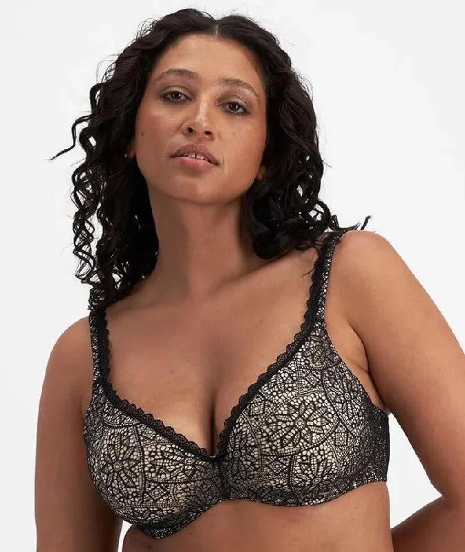 Berlei Barely There Lace Contour Bra - Black