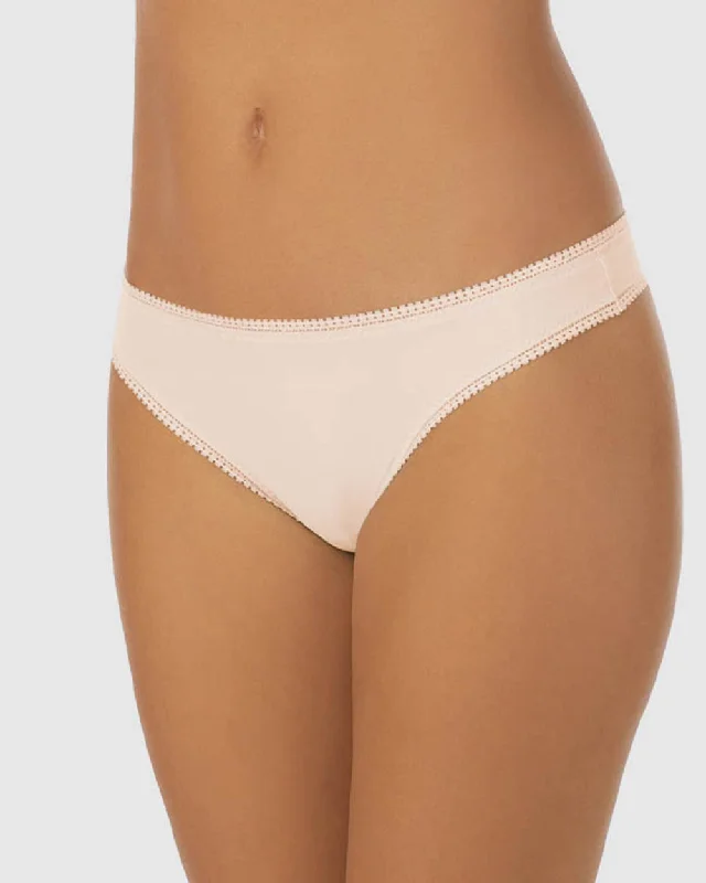 Cabana Cotton Hip G Thong Underwear - Champagne