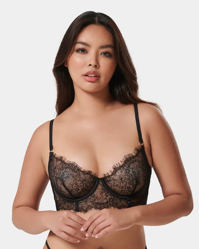 Camelia Wired Bra Black