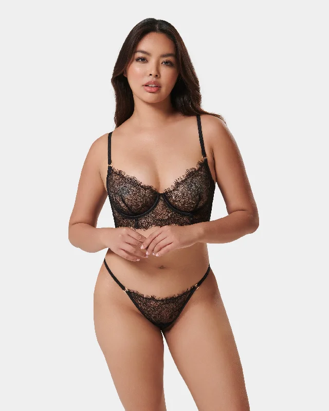 Camelia Wired Bra Black