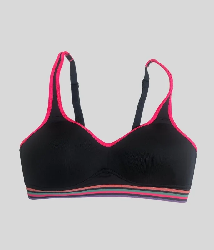 Carbon High Impact Sports Bra