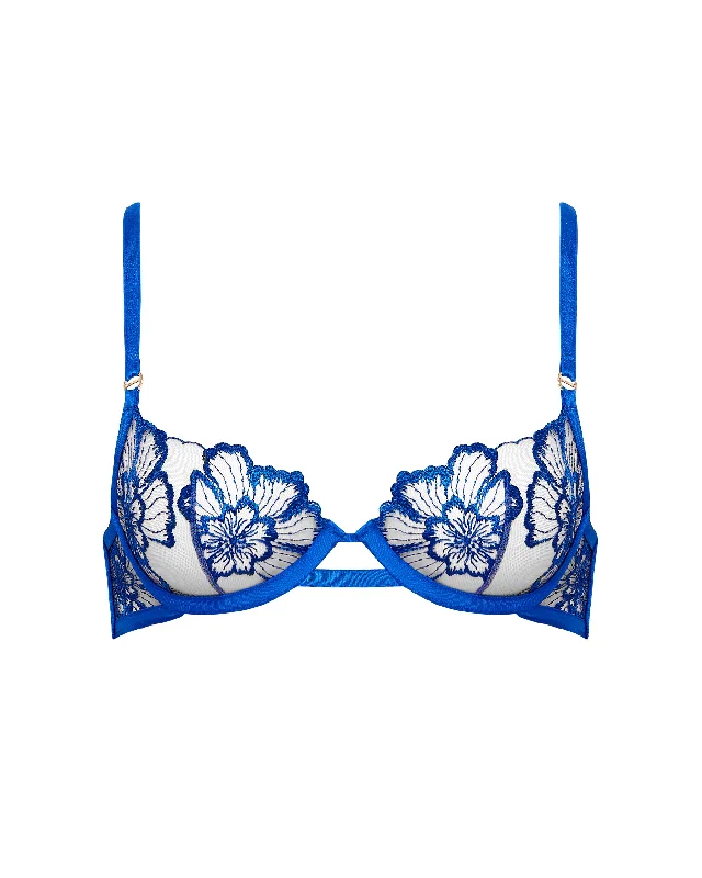 Catalina Wired Bra Egyptian Blue/Sheer