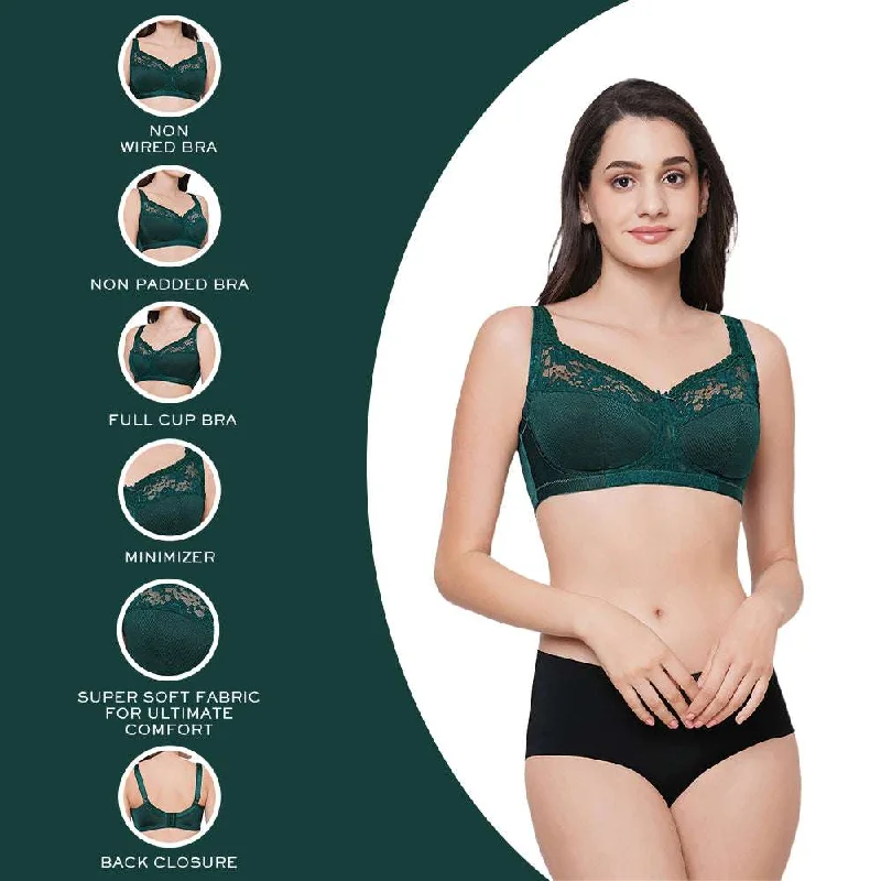 Charming Illusion Non Padded  Non Wired Full Cup Plus Size Full Support Pack of 2 Minimizer Bra