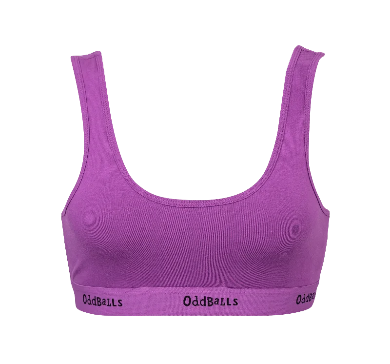 Purple & Black - Ladies Bralette