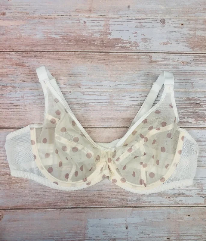 Ivory Spotted Underwired Bra