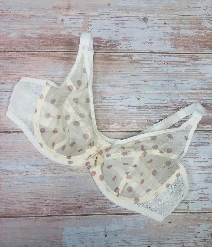 Ivory Spotted Underwired Bra