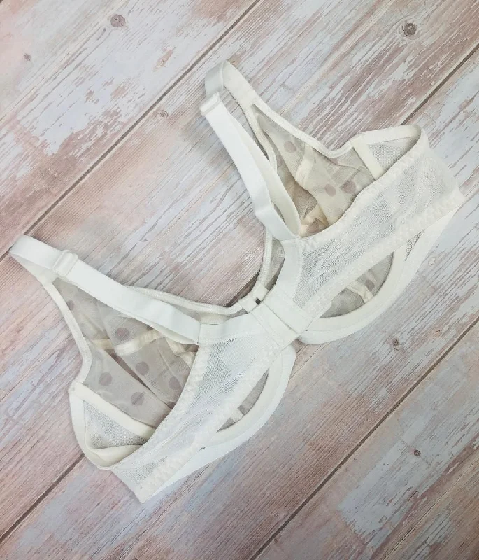 Ivory Spotted Underwired Bra