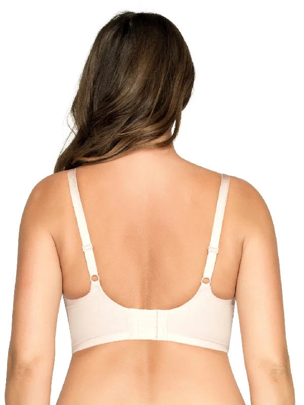 Cora Unlined Longline Bra - Pale Blush - P5632