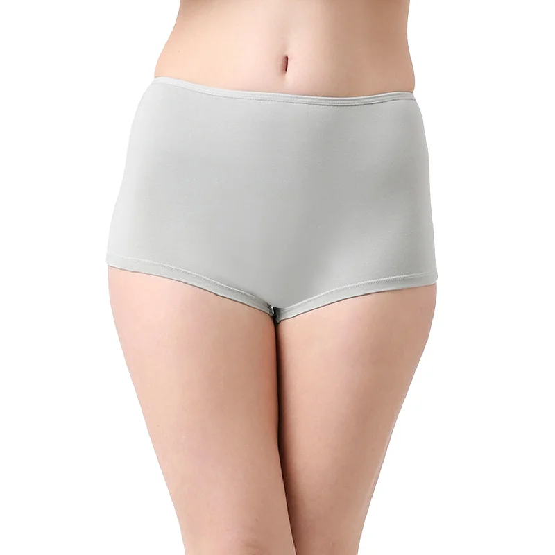 JS 01 BS / 1 CL Cotton Basics Boyshorts Panty-Grey