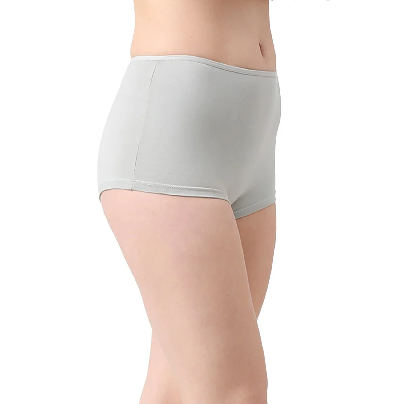 JS 01 BS / 1 CL Cotton Basics Boyshorts Panty-Grey