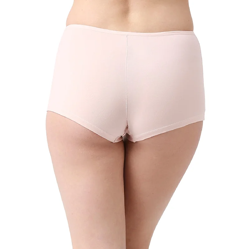 JS 01 BS / 1 CL Cotton Basics Boyshorts Panty-Pink