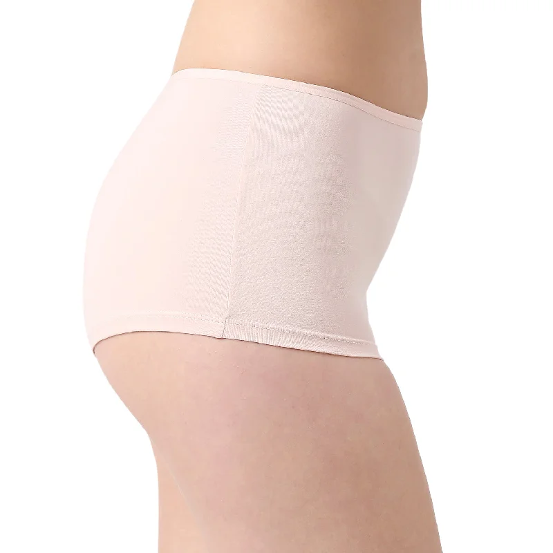 JS 01 BS / 1 CL Cotton Basics Boyshorts Panty-Pink