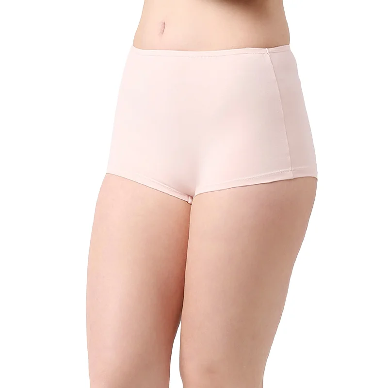 JS 01 BS / 1 CL Cotton Basics Boyshorts Panty-Pink