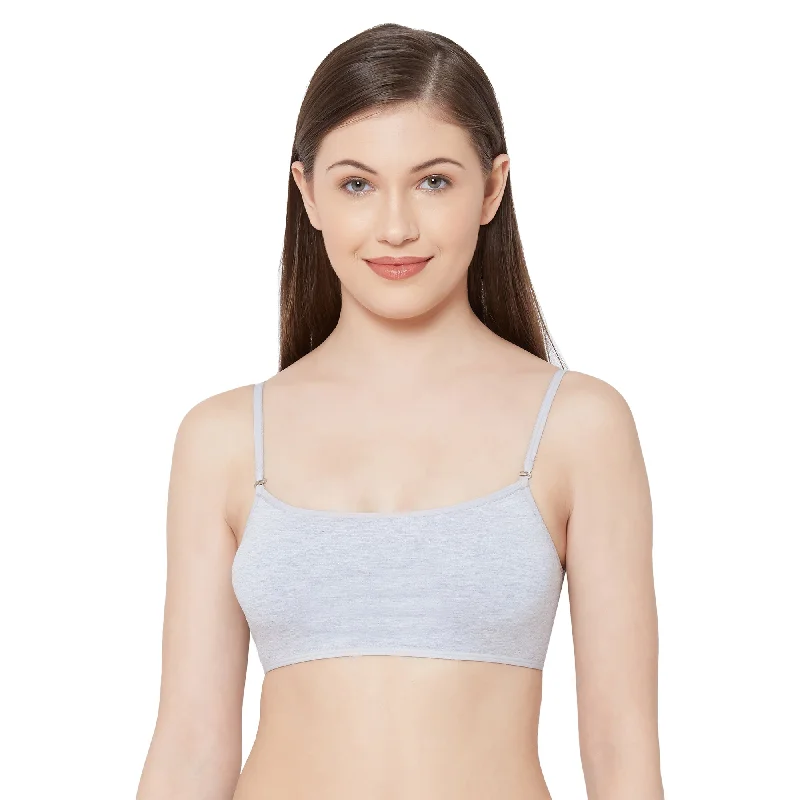 JSC-826 Spaghetti Camisole-Grey Melange