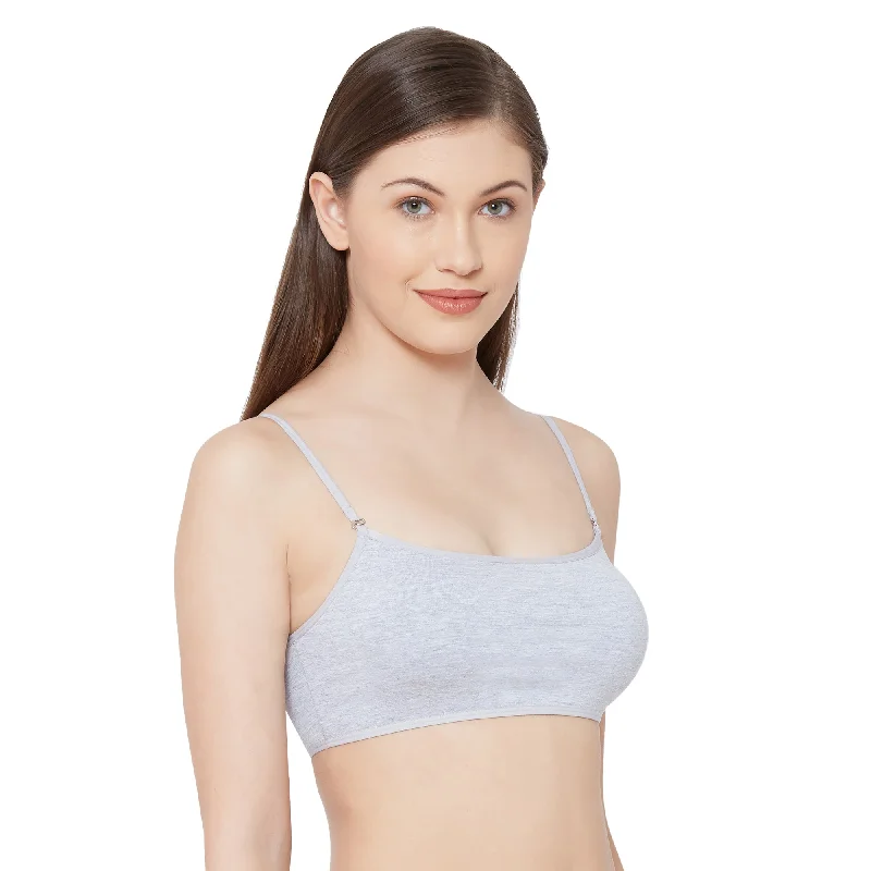 JSC-826 Spaghetti Camisole-Grey Melange