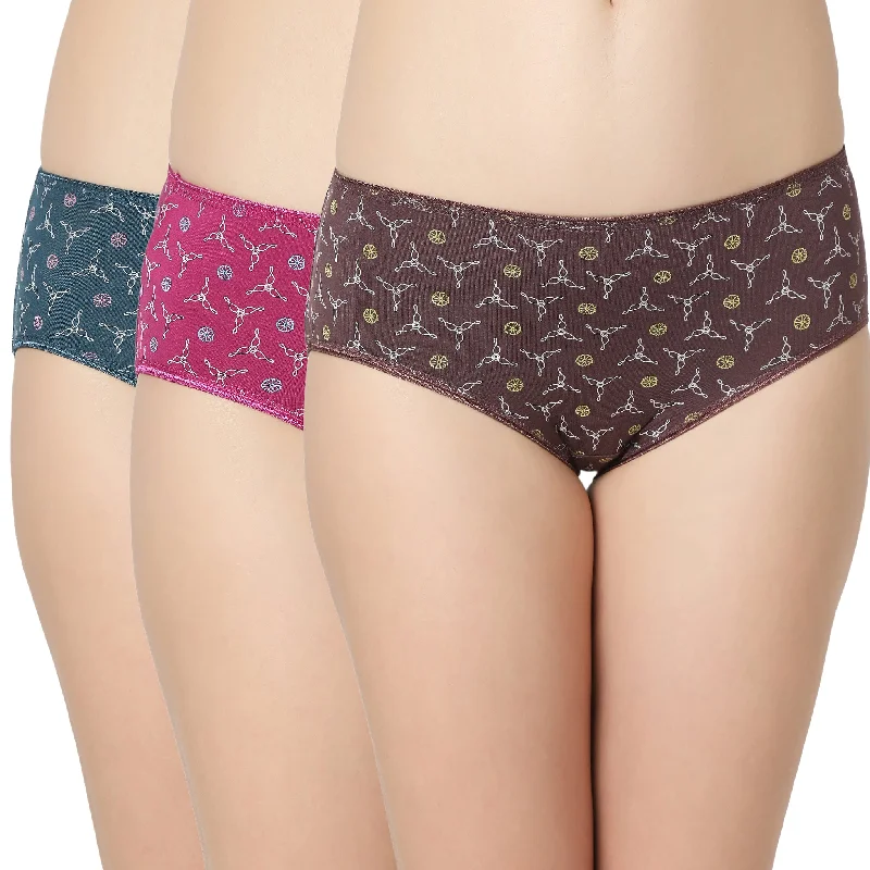 Cotton Printed Hipster Panties-6927