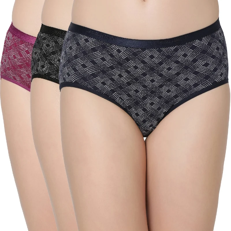 Cotton Printed Hipster Panties-6875