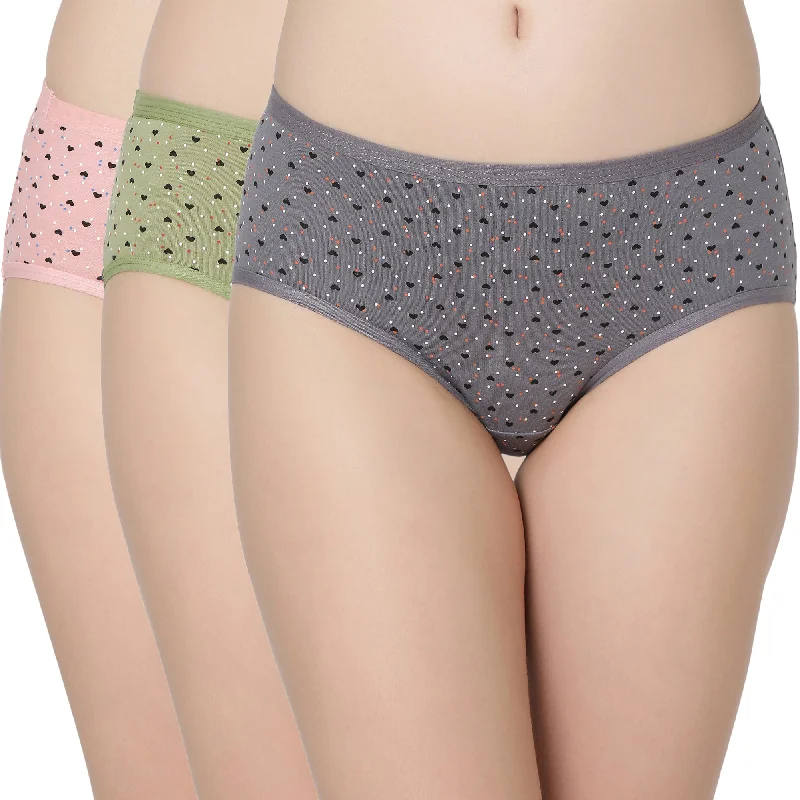 Cotton Printed Hipster Panties-6890