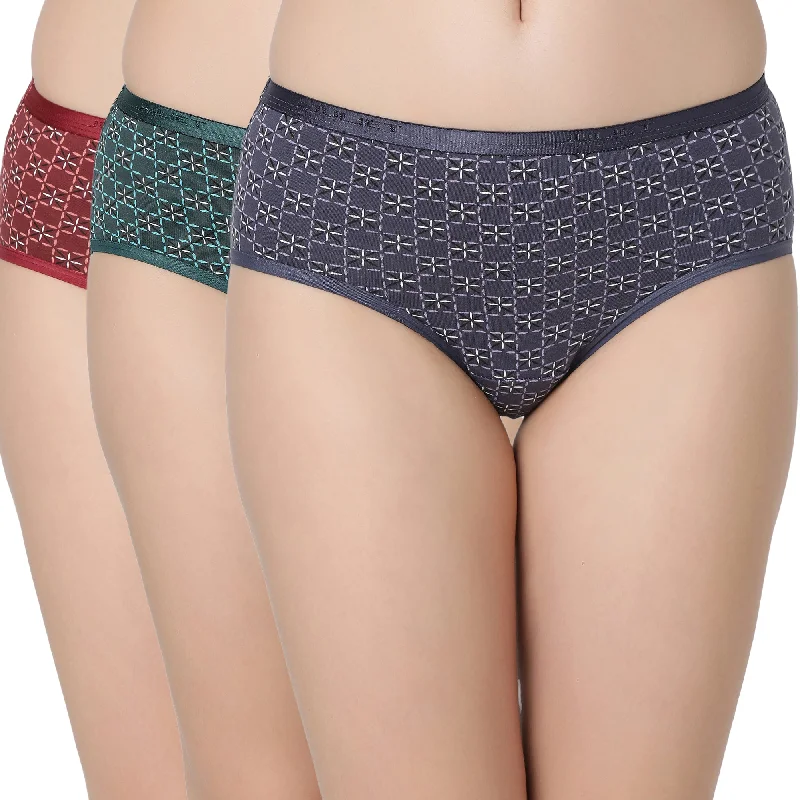 Cotton Printed Hipster Panties-6897