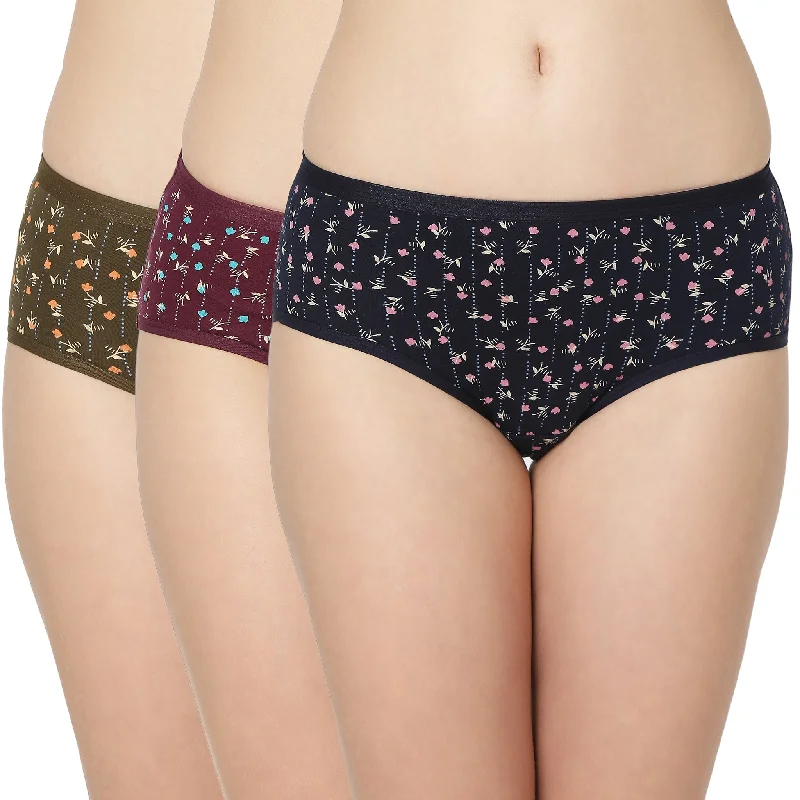 Cotton Printed Hipster Panties-6901